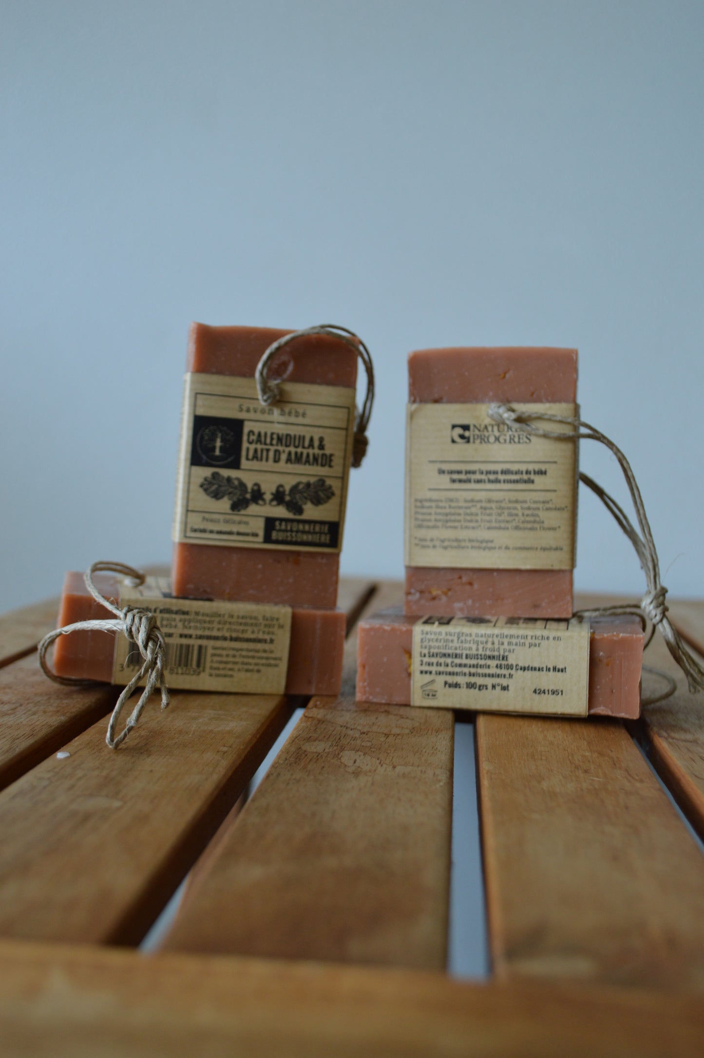 Baby bundle: 4 soaps for sensitive skins