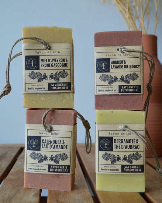 Bundle: 4 soaps for a bon voyage through Southern France